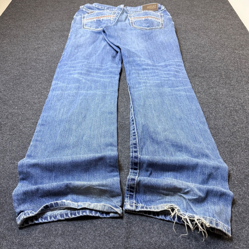 Ariat M4 Relaxed Boot Cut Mens 32x36 Blue Jeans Western Cowboy Workwear